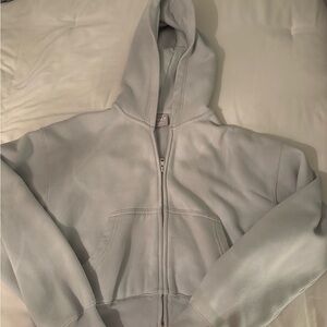 Aritzia Light blue cropped Sweater